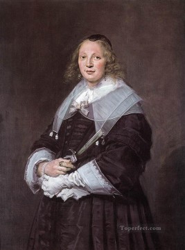 立っている女性の肖像 オランダ黄金時代 フランス ハルス Oil Paintings